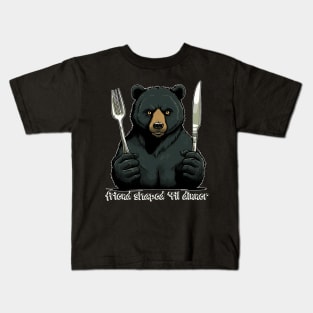 friend shaped 'til dinner Kids T-Shirt